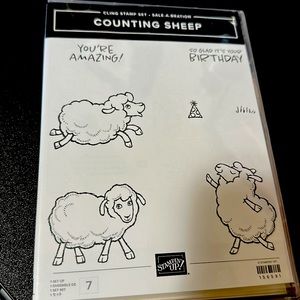 New in package Counting Sheep Stamps